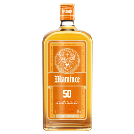 Vlastní etikety na alkohol - Jägermeister Orange